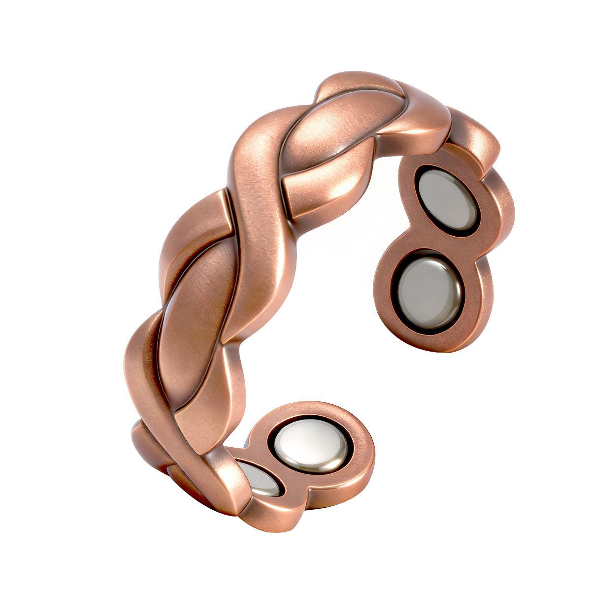 Vintage Magnetic Therapy Pure Copper Ring