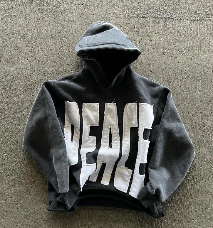Spring And Autumn New Women's Sweater Fashion Personalized Printed Hooded