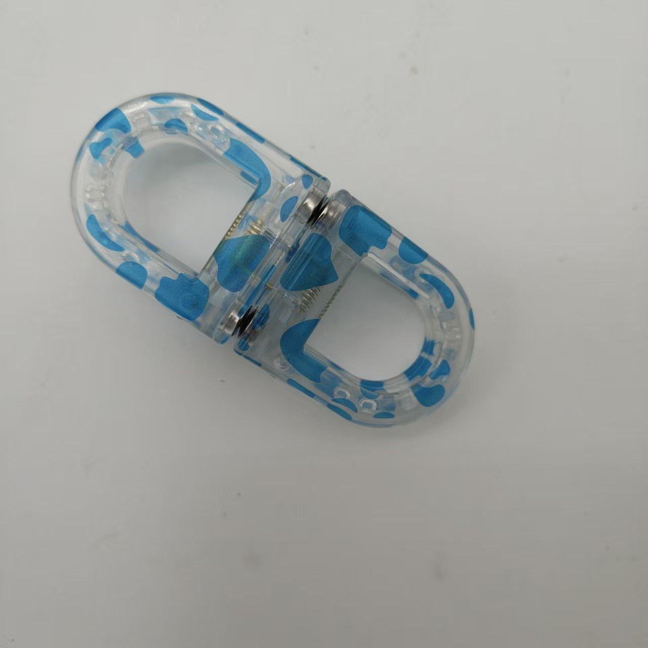 Blue leopard print
