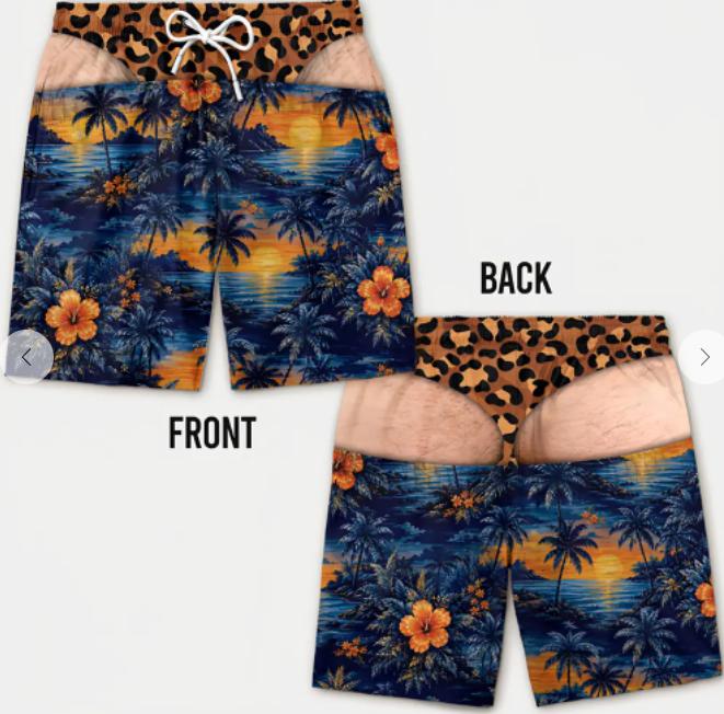 Personalization Of Men's Swimming Trunks