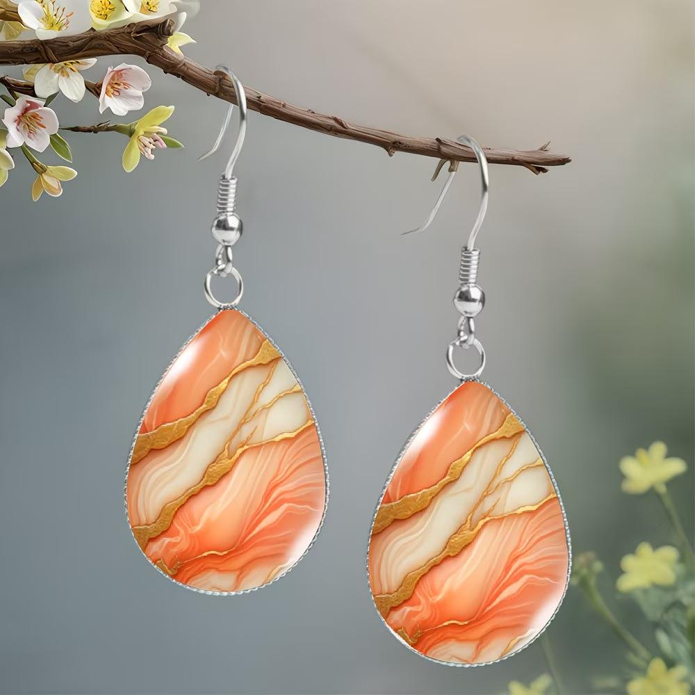 Fashionable Exquisitely Textured Earrings For Women