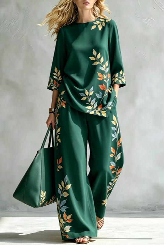 Summer Women's Blouse Set