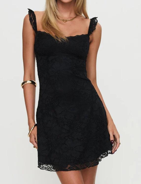 Sexy Dress Lace Sling Dress Pettiskirt Underdress