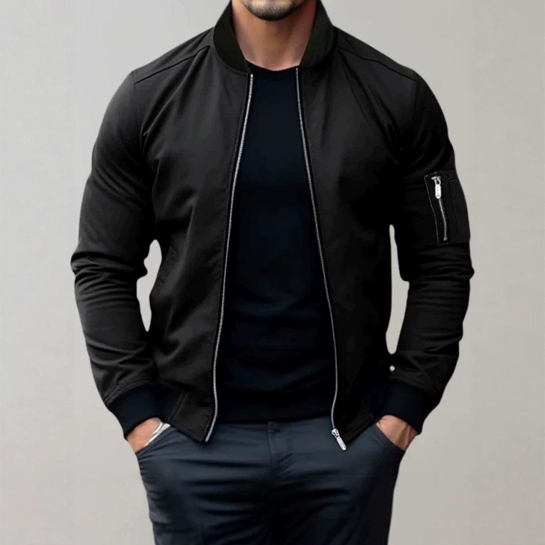 Mens Aviator Fashionable Casual Jacket