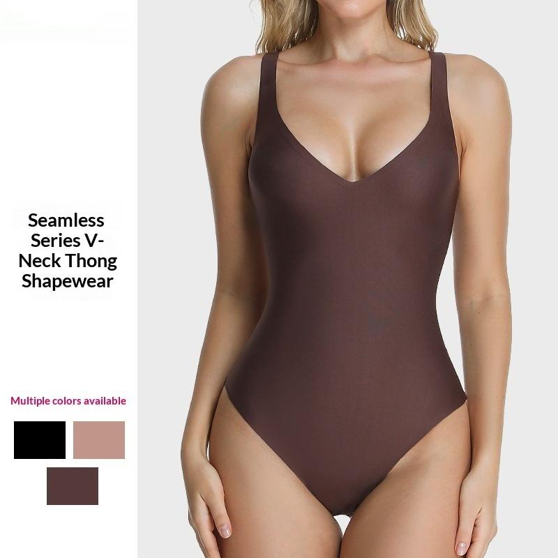 Adjustable-strap Shapewear Bodysuit With Tummy-control For A Beautiful Back