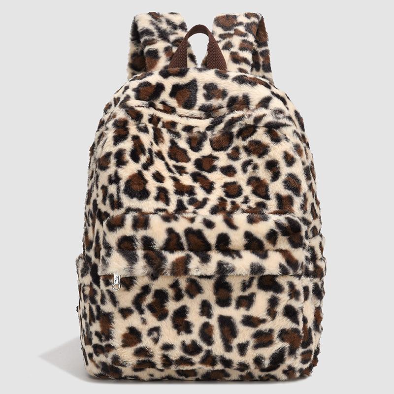 Cute Plush Backpack New-style School Bag