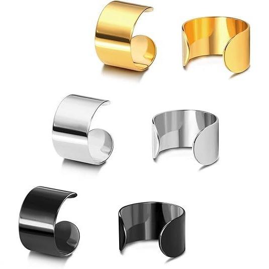 Fashionable Wrap-Around Punk Earrings