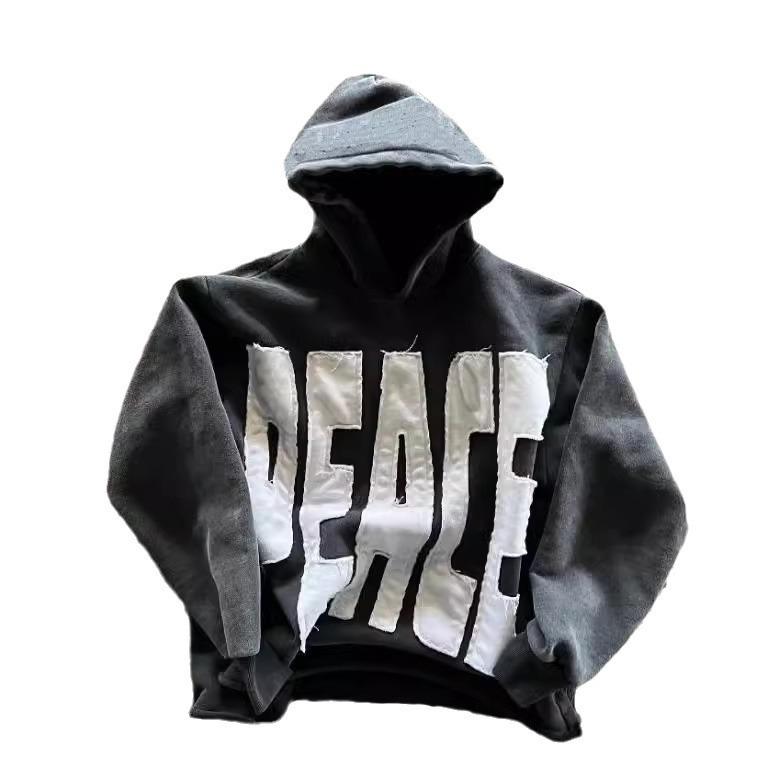 Spring And Autumn New Women's Sweater Fashion Personalized Printed Hooded