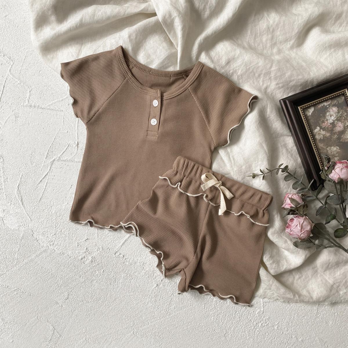 Short-sleeve T-shirt And Shorts Two-piece Set