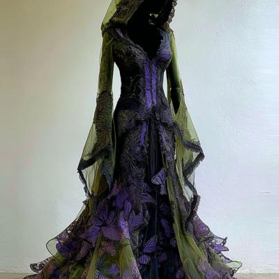 New Autumn American-Style Fashionable Halloween Dress With Digital Print