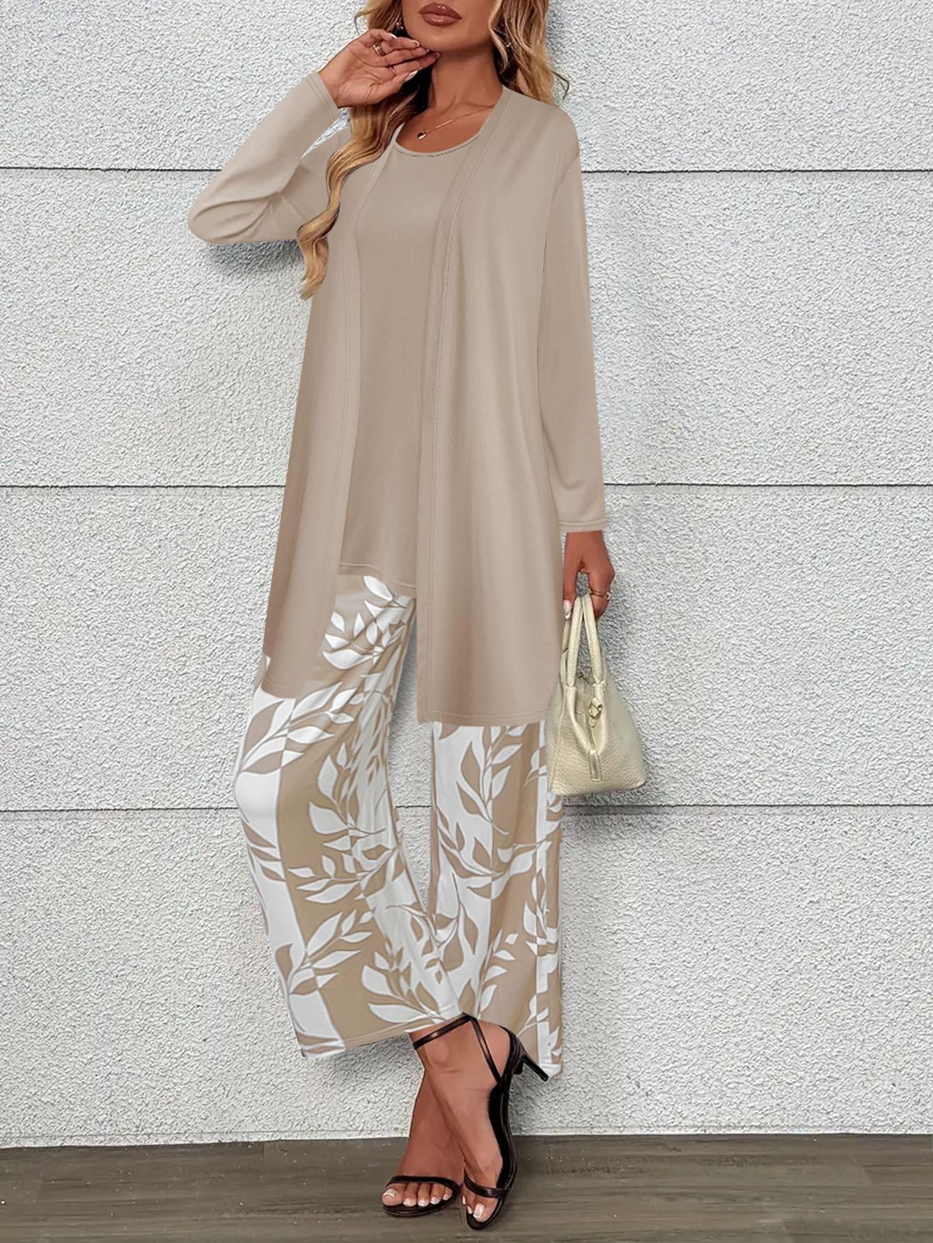 Casual Coat Vest Pants Three-piece Suit