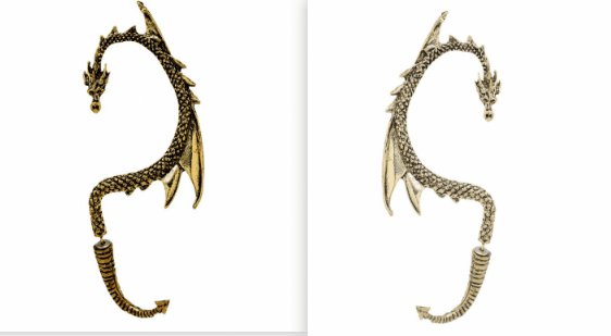 Ancient Bronze / 1 pair