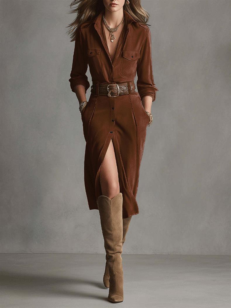 Fashion Special Women's Clothing French Waist Dress