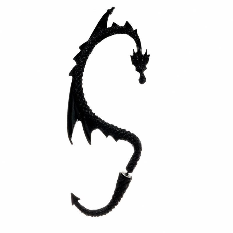 Versatile Retro-style Flying Dragon Creative Statement Earrings