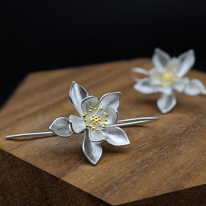 Retro Bohemian Unique Lotus Flower Earrings