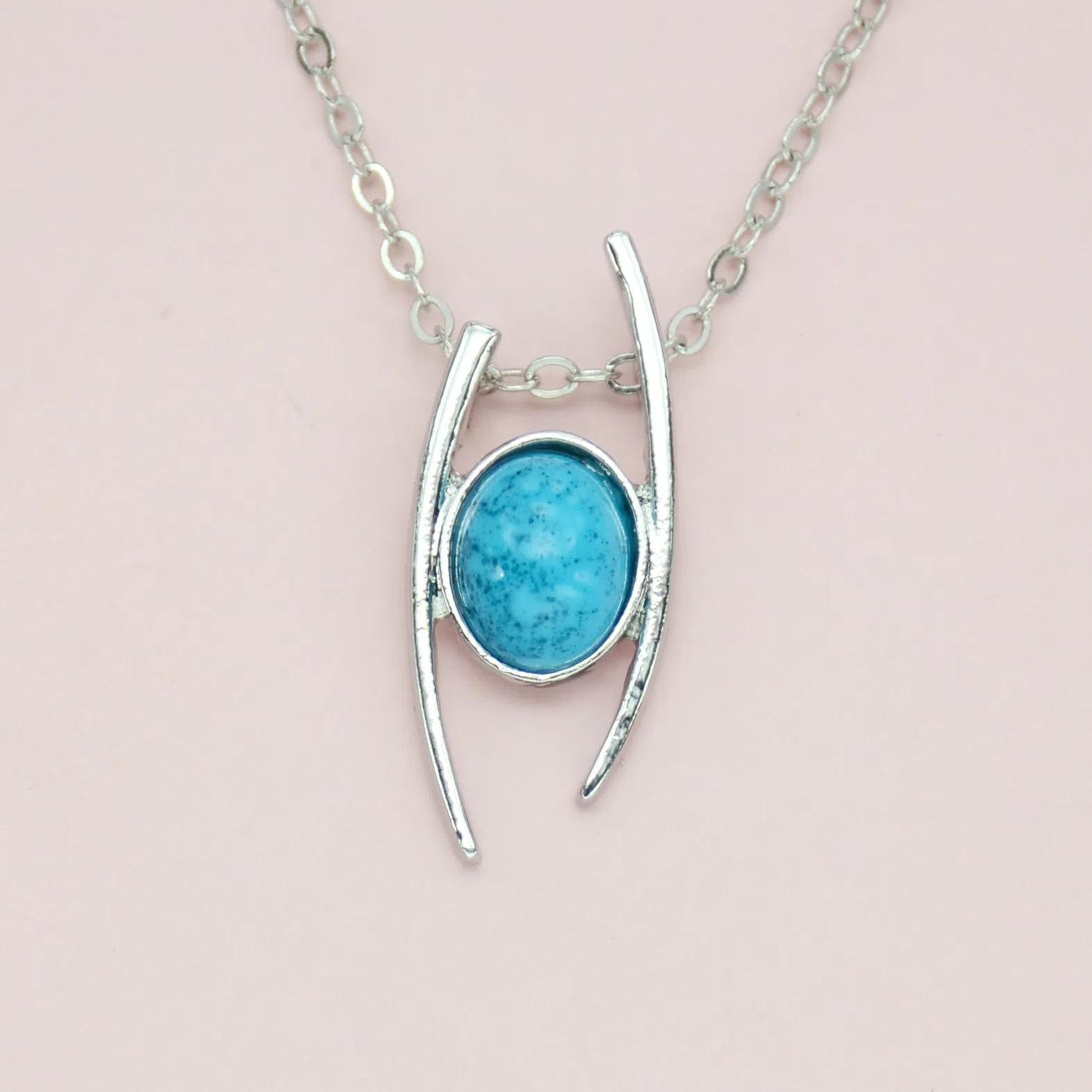 Irregular Turquoise Handmade Pendant Necklace