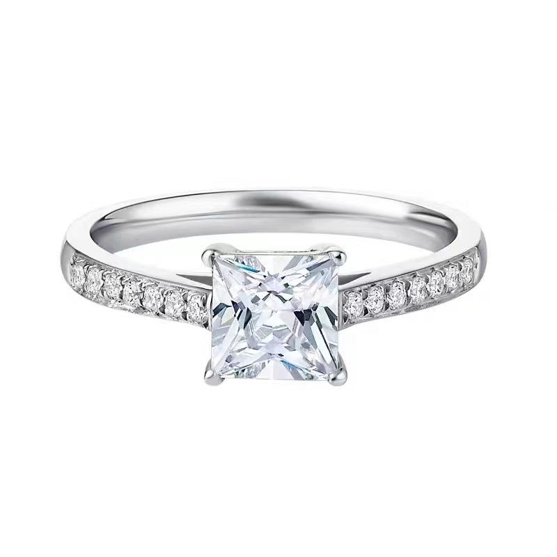 European And American Minimalist Womens Engagement Ring