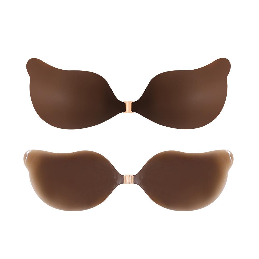 Cake New Design Invisible Silicone Bra Skin Cleavage Bra