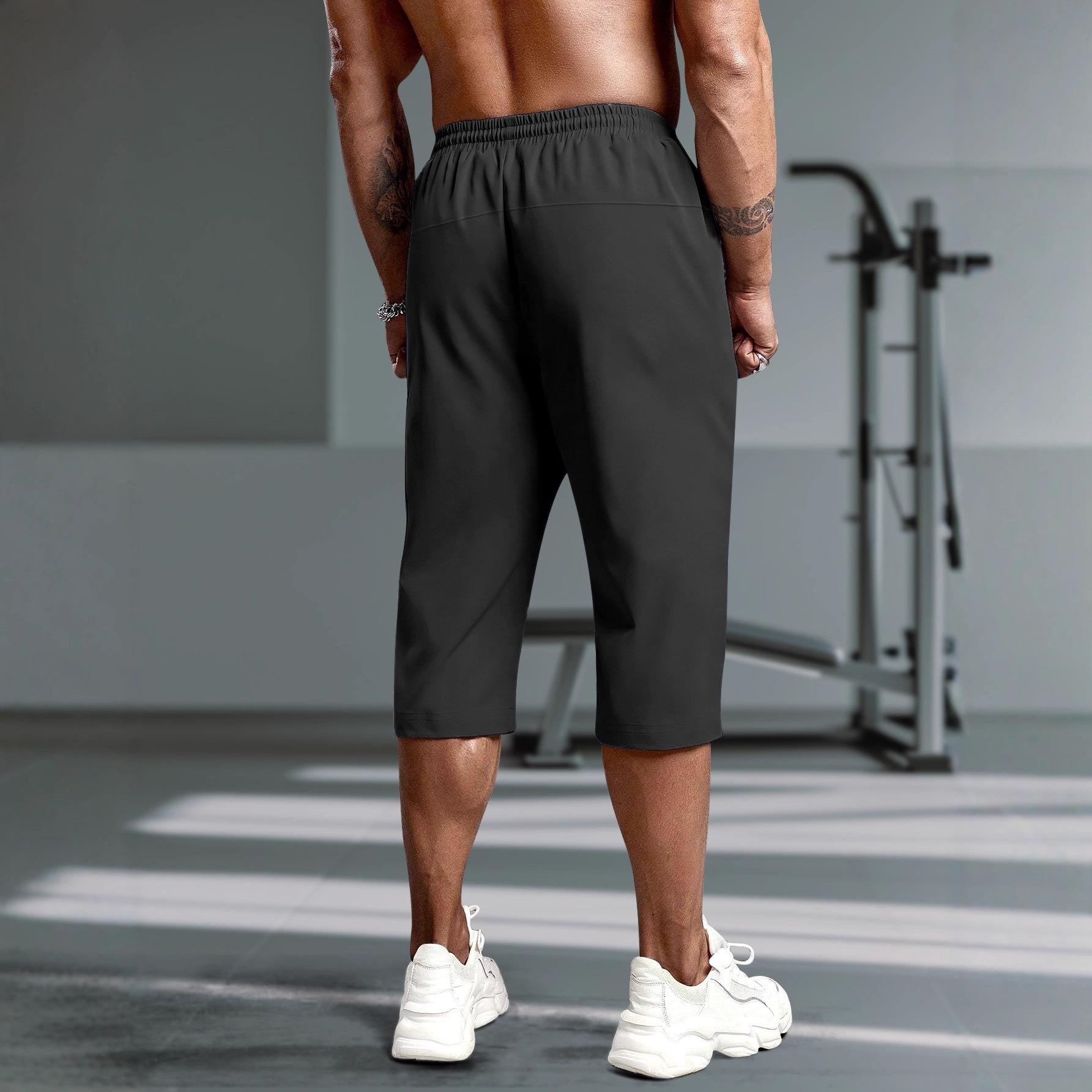 Mens Quick-Drying Breathable Running And Fitness Pants