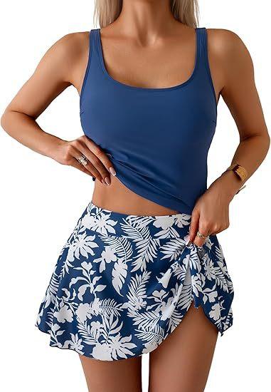 Stylish Slim-Fit Womens Two-Piece Swimsuit With Drawstrings On Both Sides