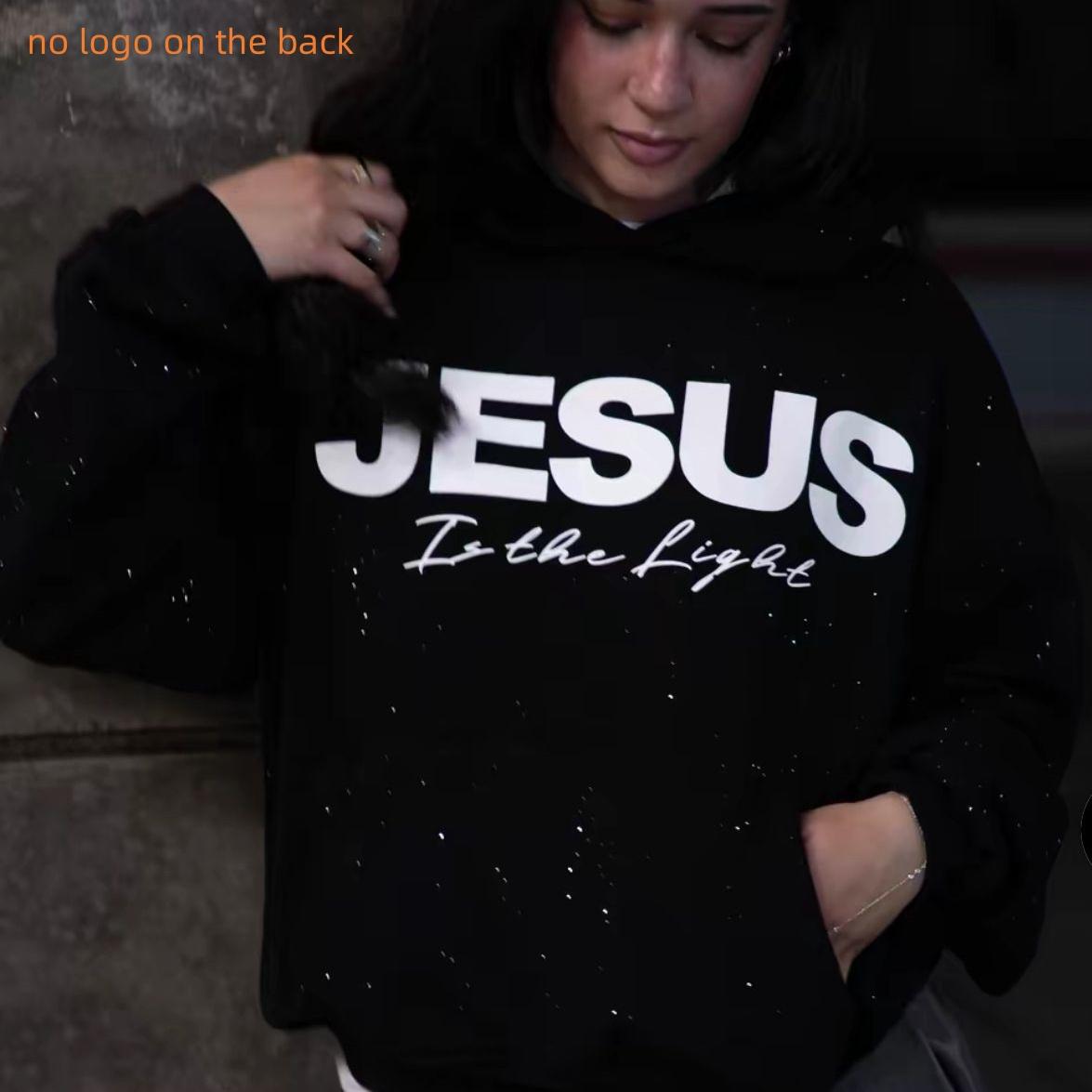 European And American Pullover Round Neck Hooded Sweatshirt