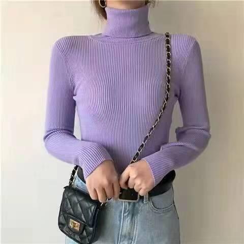 Turtleneck Knitted Sweater For Women AutumnWinter New Arrival