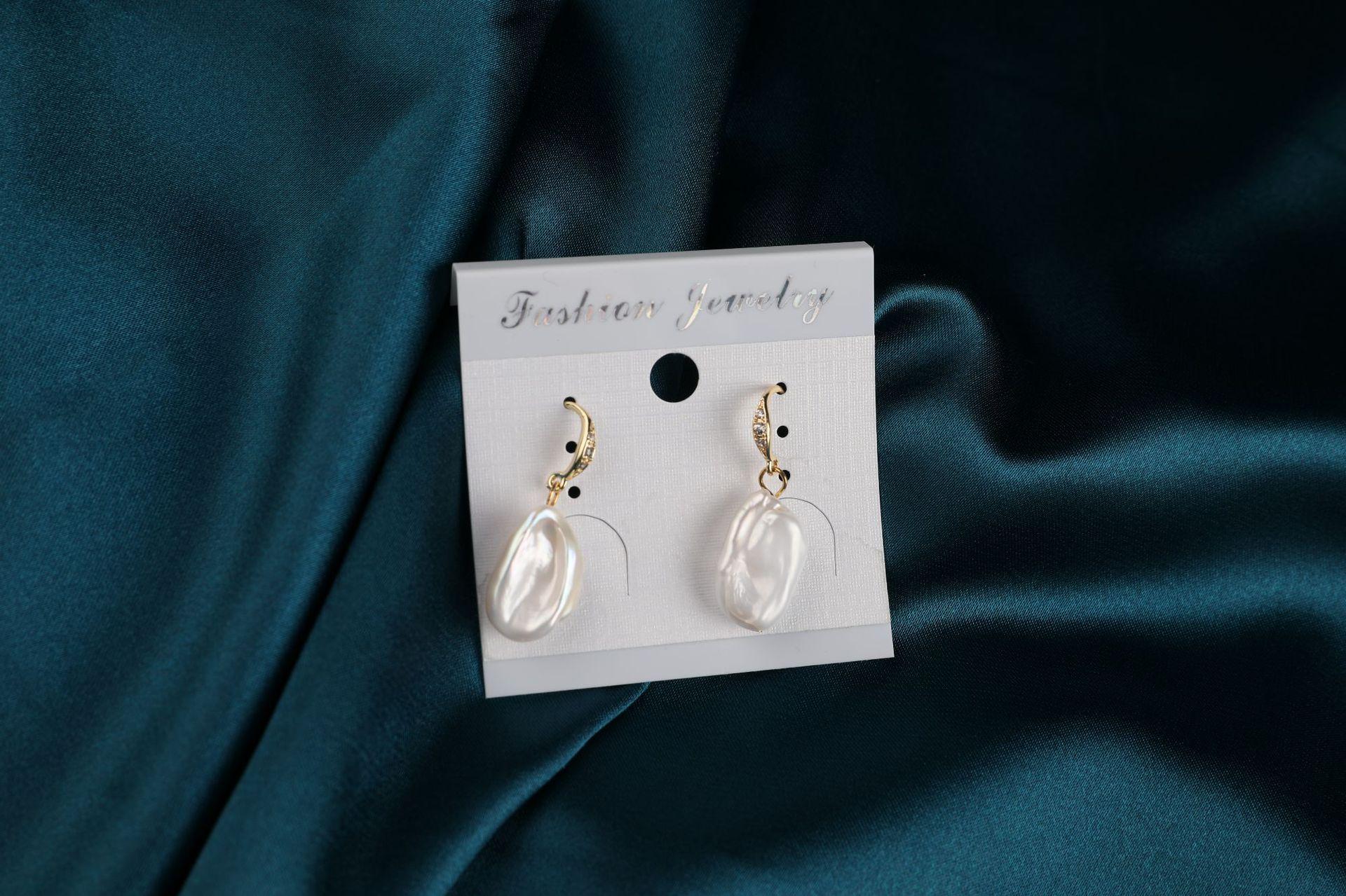 Unique Mermaid-shaped Gemstone Luxury Earrings