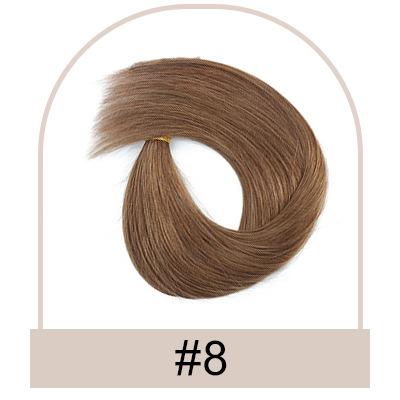 Human-hair Extension Wire Rods Seamless And Easy-to-remove One-piece Tape-in Hair Extensions