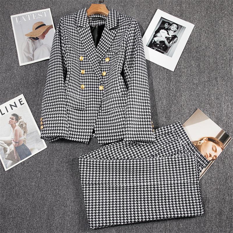 Houndstooth / 2XL / SET