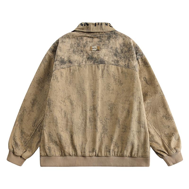 Streetwear Lapel-embroidered Couples Jacket
