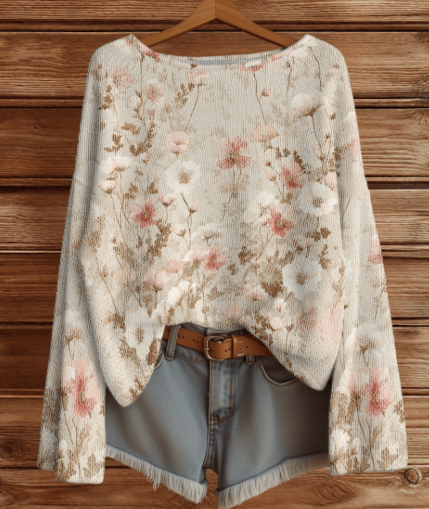 Women's Elegant Long Sleeve Pullover