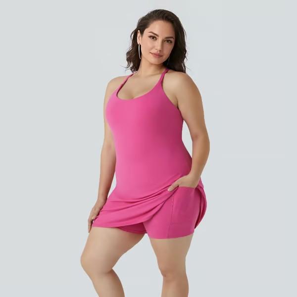 Anti-exposure Sports Dress Lined Shorts