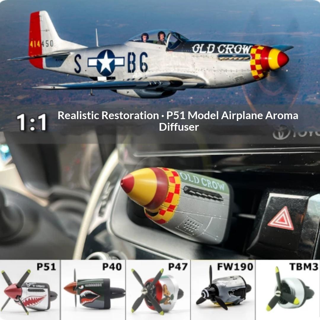 Duying P51 Mustang Car Aromatherapy Creative Car Air Outlet