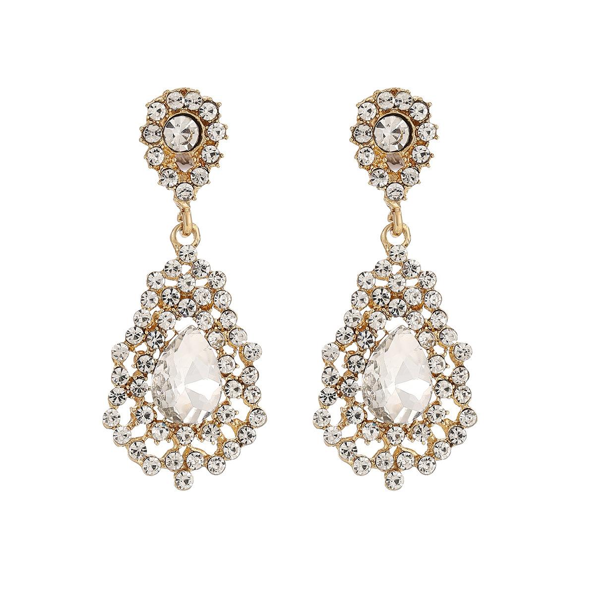 Fashionable Creative Retro Teardrop Tassel Long Earrings
