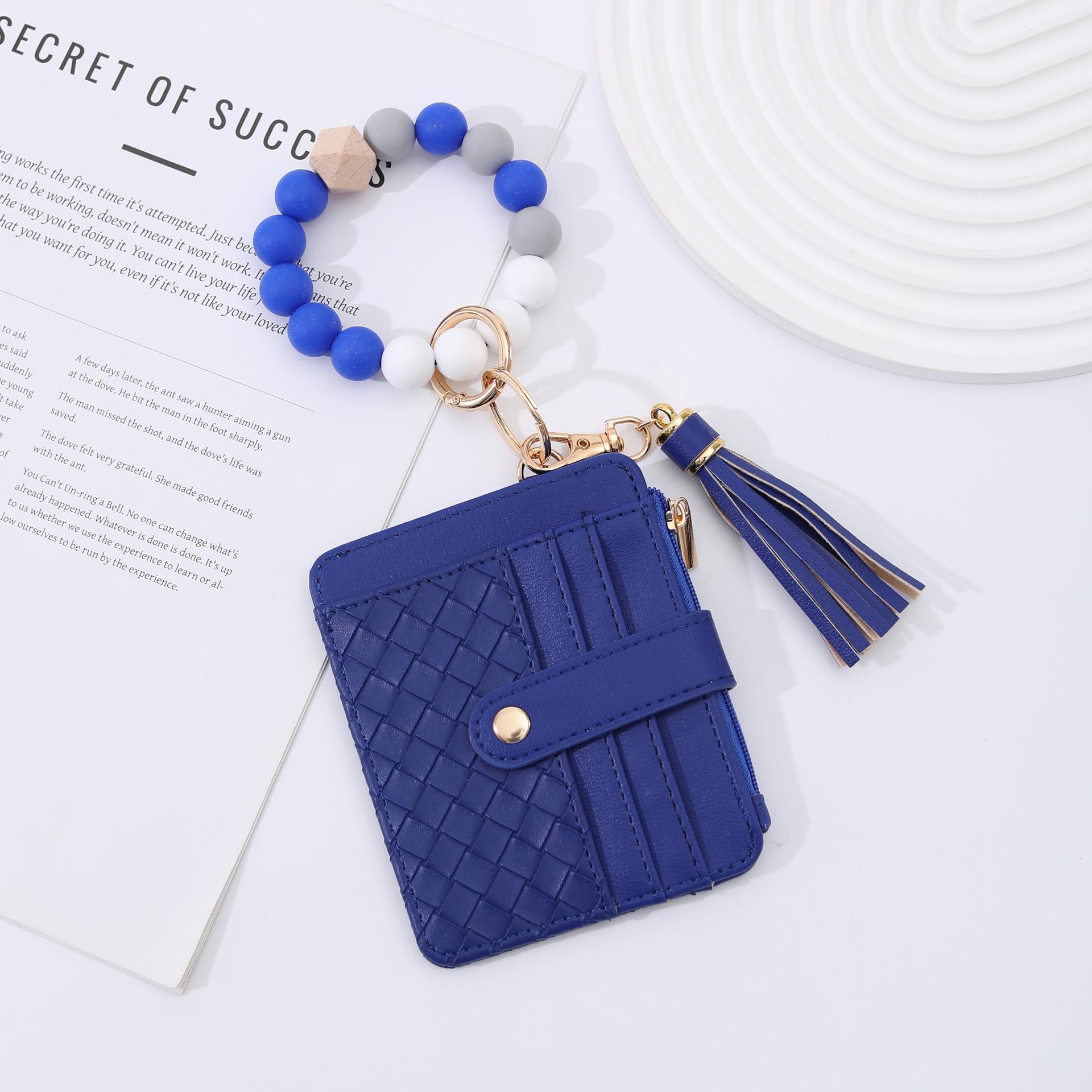 Cardholder Beaded Silicone Bead Bracelet