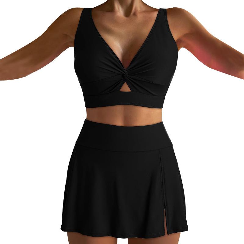 Womens Fashionable Casual Two-Piece Beach Swimsuit