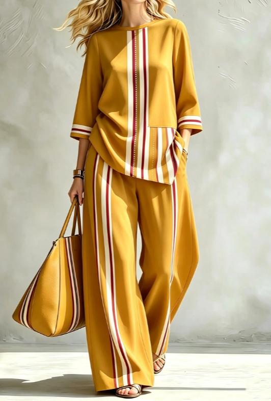 Summer Women's Blouse Set