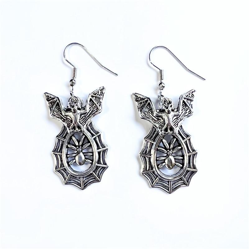 Cross-border Gothic Skull Unisex Punk Earrings