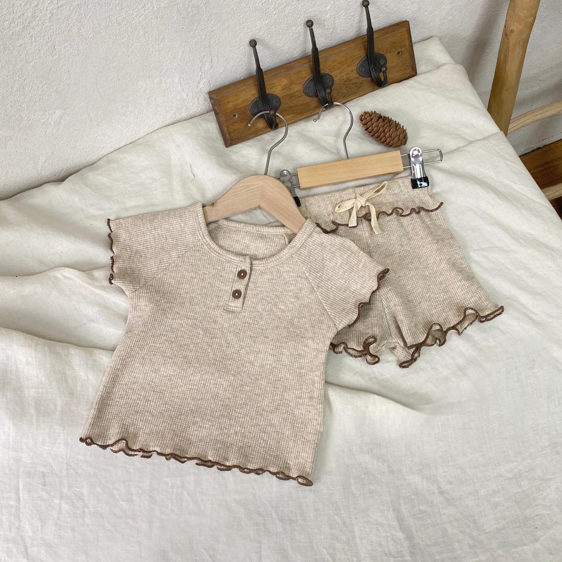 Short-sleeve T-shirt And Shorts Two-piece Set