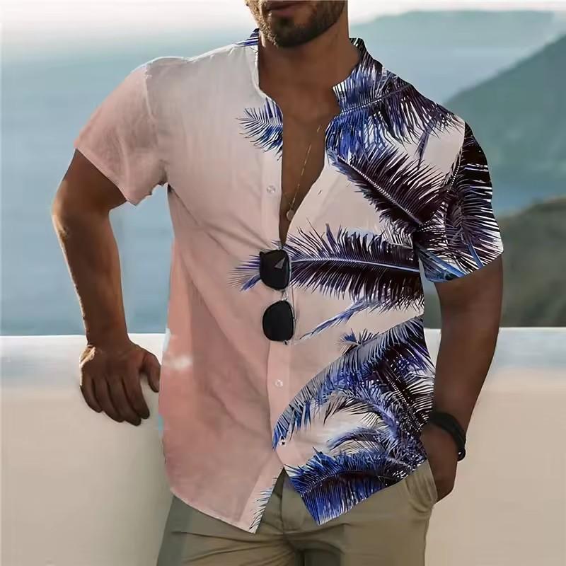Men's 3D Digital Printing Short-sleeved Shirt