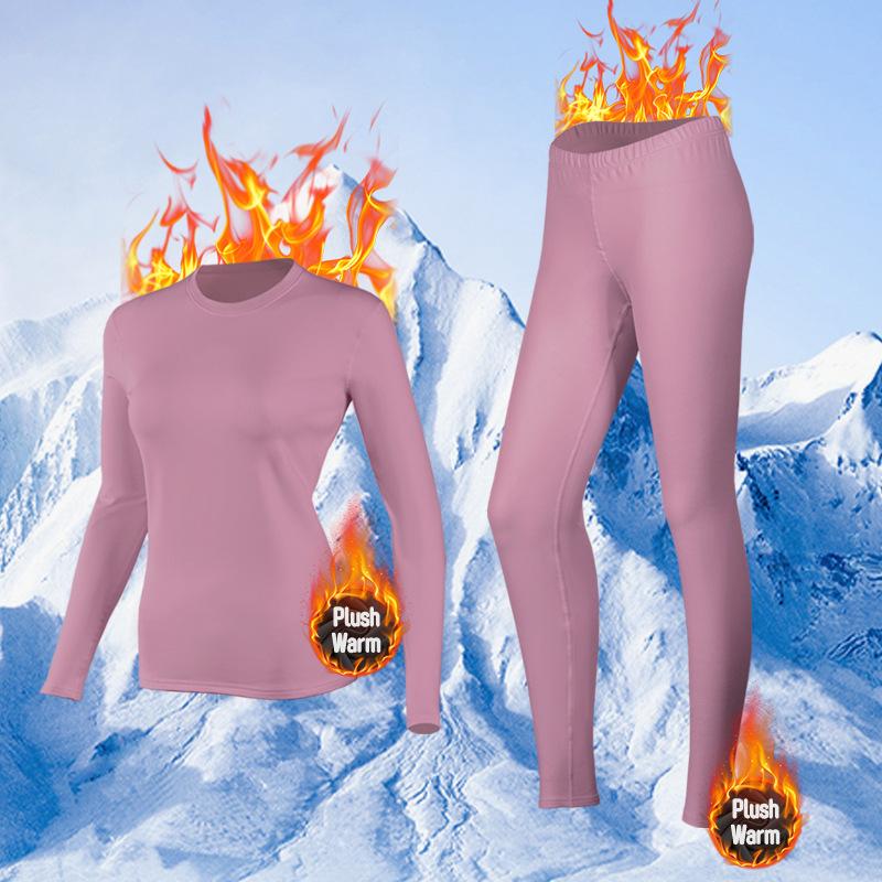 Slim-fit Figure Flattering Sweat Absorption And Perspiration Velvet Sport Fitness Suit