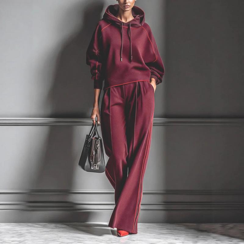 Burgundy suit / 2XL