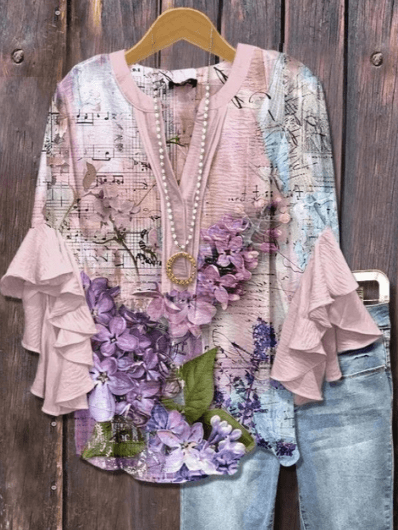 Ladies' Leisure Long-Sleeved Shirt