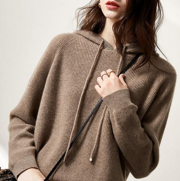 Autumn And Winter Thickening Knitted Hat Loose Sweater