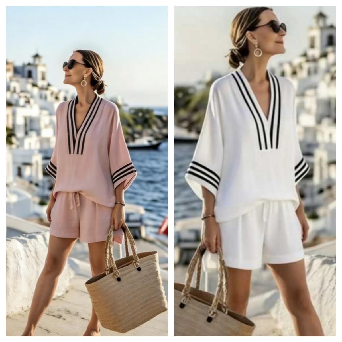 Pink White / S