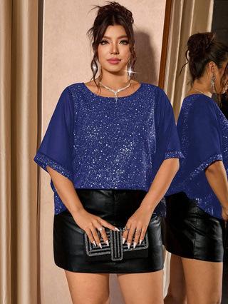 Stylish Minimalist And Relaxed Fit Womens Short Sleeve Top