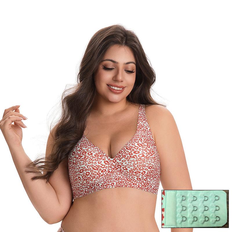 Mint cherry leopard print / 3XL
