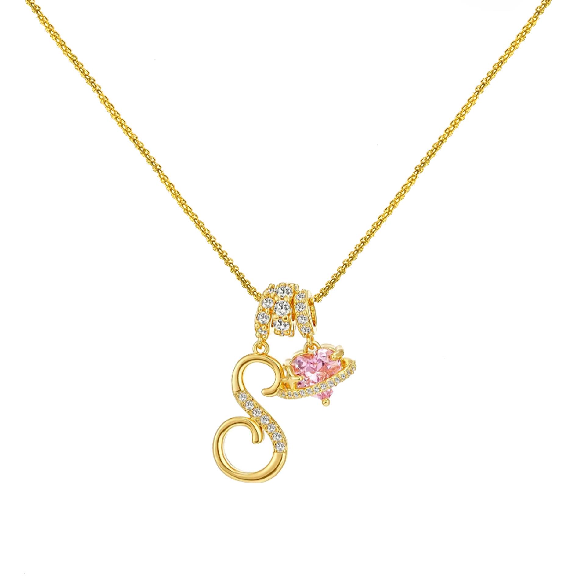 Dopamine 26 English Letter Necklace Girl Light Luxury Minority High Sense