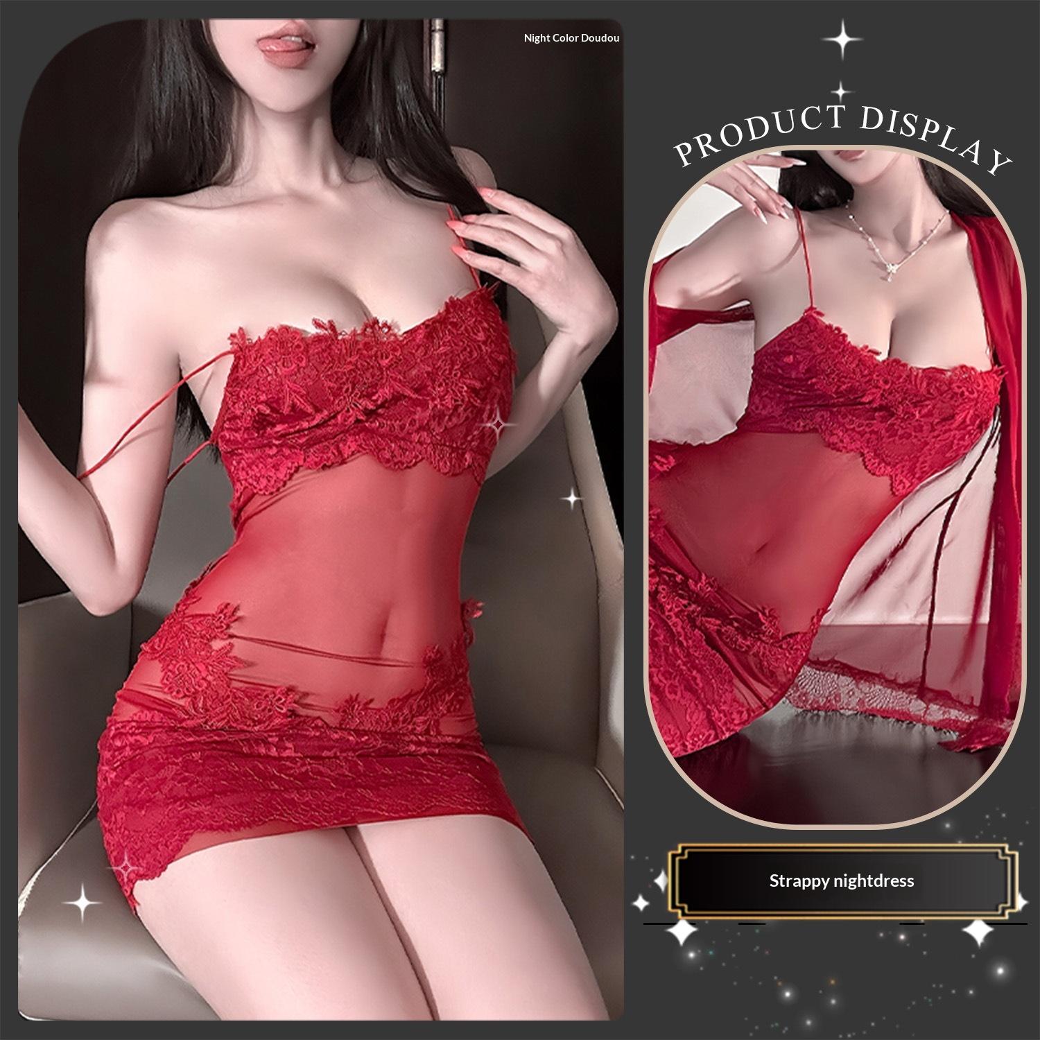 Red Lace Sling / M