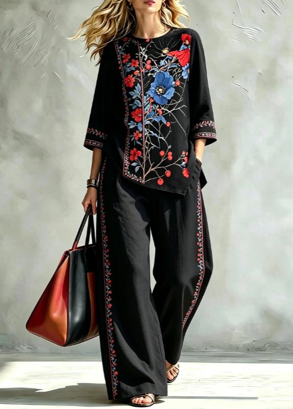 Summer Women's Blouse Set